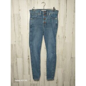 Madewell Jeans Women's Size 28 Dark Wash 10" High Rise Skinny Stretch